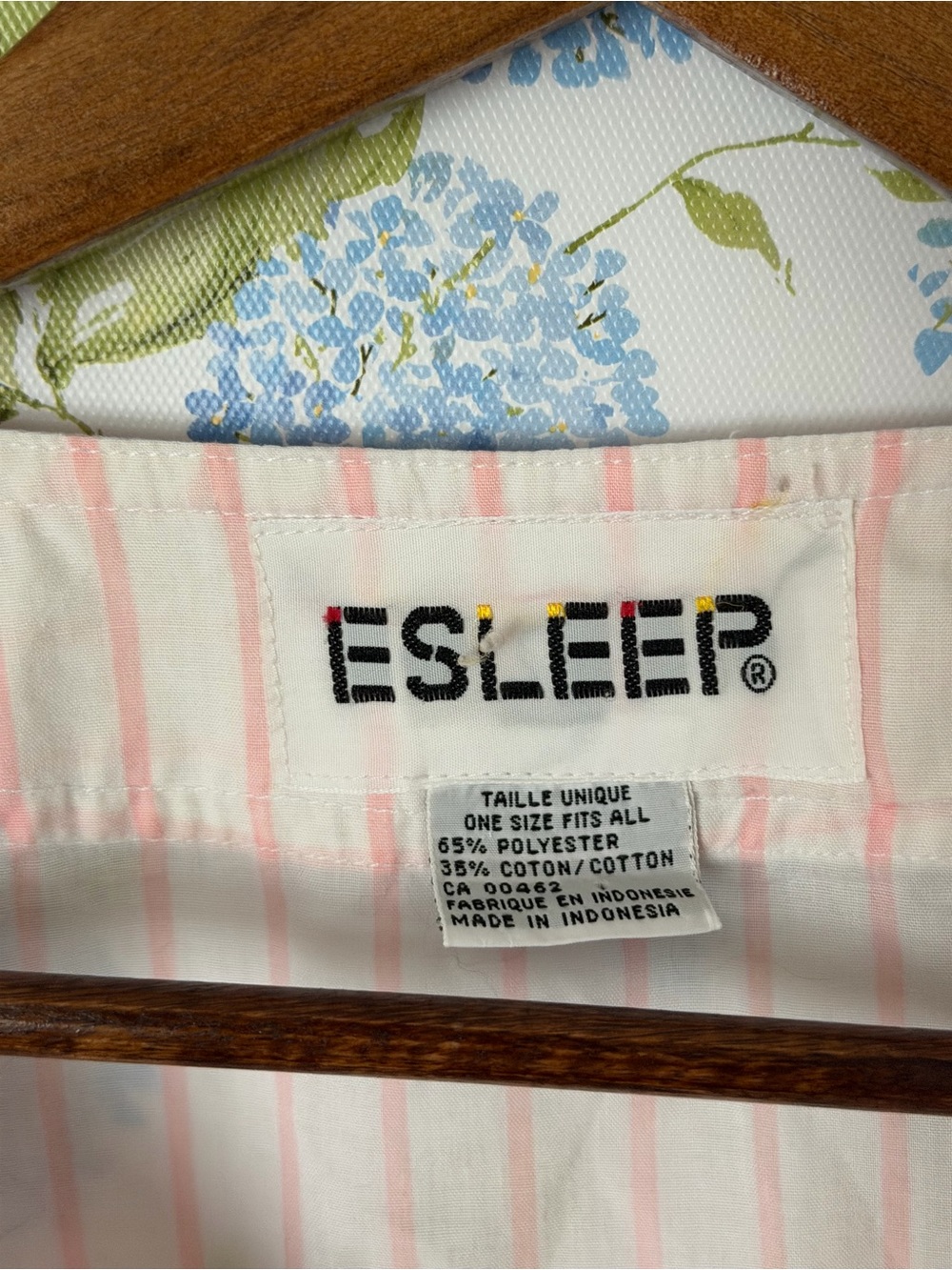 ESLEEP Pink Striped Graphic Baseball Jersey 1988 VINTAGE - Picture 2 of 2